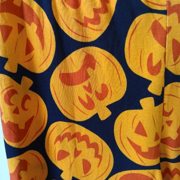 NEW Target Hyde and Eek Women's Orange Jack-O-Lantern Sleep Joggers 2022 Size L - Picture 3 of 11